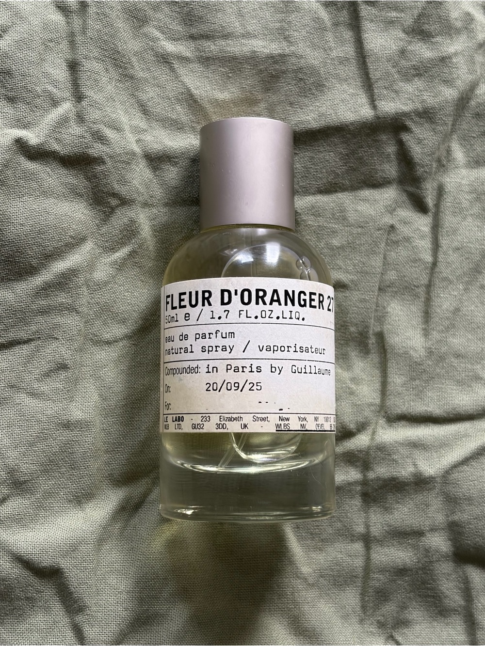 Le Labo Fleur d'Oranger 27 Eau de Parfum 50 ml